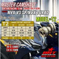 BRT RACING [ S1 / T1 / T2 ] CAMSHAFT CAM SHAFT / MASTER CAMSHAFT NVX155 V3 SP / NVX 155 V3 TURBO / N