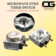 Universal MICROWAVE OVEN TIMER SWITCH THERMOSTAT 60MIN 90MIN 120MIN Pemasa Oven Periuk Timer Control