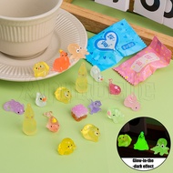 5Pcs Luminous Mini Blind Bag - Adults Kids Surprise Bag Gift - Colorful Resin Blind Box - Creative Desktop Ornament - Fake Candy Guess Animal Blind Pouch - DIY Doll Accessories