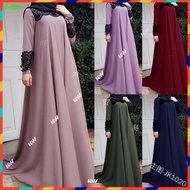 Baju Raya 2022 Jubah Muslimah Baju Kurung Moden Plus Size Blouse Muslimah Jubah Dress Kebaya Baju Melayu Kaftan Abaya Muslim Wear Peplum Palazo Women Wanita Banquet Arab mm20