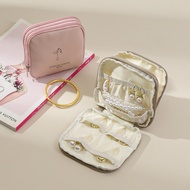 Leather Jewelry Bag Portable Jewelry Bag Jewelry Box Wenwan Jewelry Storage Box Exquisite High-End E