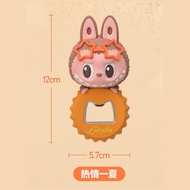 POPMART Mokoko Labubu ฝากระดานตู้เย็น นิสิต ชุดบุหรี่ วัสดุอื่นๆ อุปกรณ์กินข้าว ช้อน ช้อน ตะไบ ฝากระ