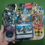 Bộ đồ chơi Lego hoạt hình Sư tử CHIMA đối kháng RAZAR VS LAVAL kèm thẻ game 1195 6-3