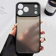 [NORVIK] Luxury Hard TPU Black Casing Compatible for VIVO Y29 Y28 Y27 Y22 Y22S  Phone Case Transluce