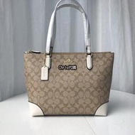 Chris 精品代購 COACH 寇馳 29208 經典款拉鍊手提包  白色托特包 美國代購