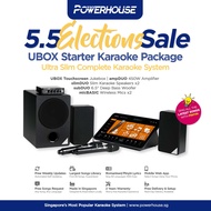 [SG] Powerhouse Slim Starter Home Karaoke System + Touchscreen Jukebox KTV System / Karaoke Box - Ka
