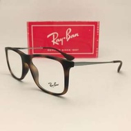 😍 頂級時尚 😍[檸檬眼鏡] RayBan RB 7054 5365 復古時尚消光玳瑁色大方框 輕鬆造就頂級風格💕