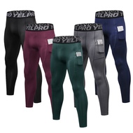 Black Green Male Jogging Pants Running Leggings Quick Drying Tights Sports Sweatpants Bodybuilding Gym Clothing Fitness Trousers