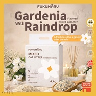 Fukumaru Gardenia With Raindrops Bentonite Mixed Tofu Cat Litter 福丸栀子花豆腐砂