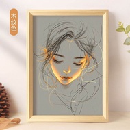Modern Minimalist Art Sketch Picture Frame A4 A3 Desktop Display 4K 8K Wall Hanging Frame Profession