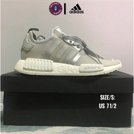 NMD R1 MESH GREY W/ REFLECTIVE STRIPES (Size 7 1/2) [S76004]