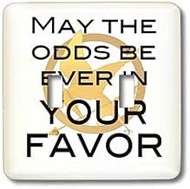 3dRose lsp_123999_2 May The Odds Be Ever in Your Favor. Hunger Games. Double Toggle Switch