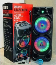FLASH SALE ZQS 8210 BOOM BOX 8" ร1 WIRELESS KARAOKE BLUETOOTH SPEAKER READY STOCK