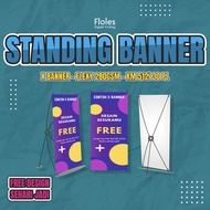 Standing Banner 280gsm Flexi Y-Banner/ 280gsm Flexi X-Banner/