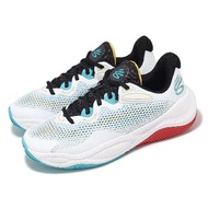 Under Armour 籃球鞋 Curry Splash 24 AP 男鞋 白 藍綠 支撐 緩衝 咖哩 運動鞋 UA 3027262100