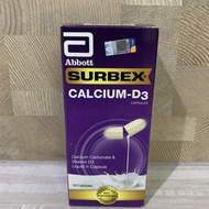 [ORIGINAL] BEST SELLER Abbott Surbex Calcium D3 isi 60's