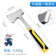 Axe All-Steel Integrated Non-Turning Head Household Chopping Wood Handy Tool Geological Hammer Axe D