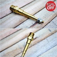 CS168ph Titanium Pedal Axle Gold for Brompton