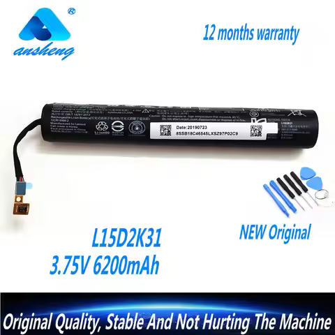 3.75V 6200mAh L15D2K31 Tablet Battery For Lenovo YOGA 3-850M Yt3-850F YT3-850 YT3-850M YT3-850L L15C