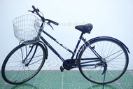 จักรยานแม่บ้านญี่ปุ่น - ล้อ 27 นิ้ว - มีเกียร์ - สีน้ำเงิน [จักรยานมือสอง]