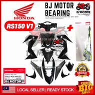 RS150 V1 BLACK BODY COVER SET RS V1 HITAM COVER SET 100% ORIGINAL HONDA 06900-K56-M60ZC 86000-K56-M6