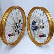 RS150 / RSX FULL SET TAKASAGO EXCEL ASIA ALLOY RIM 1.60×18 Gold, RCB LIDI GOLD