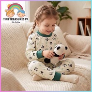Tinytreasures19 Nb-5yrs old Longsleeve Pajama Pure Cotton Set for Girl Kids Fashion OOTD Sleepwear B