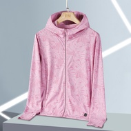 Maple Leaf Sunscreen Clothing Hooded Sunshade Lightweight Breathable Anti-Ultraviolet Skin Clothing 