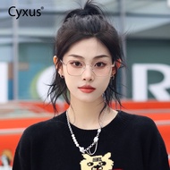 Cyxus Anti Blue Light Glasses for Women/Men Korean Metal Fashion Eyewear for Digital Screens UV Bloc