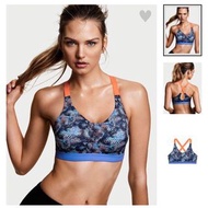 &lt;清櫃 $260/1pc or $360/2pcs&gt; Victoria's Secret blue pattern Sport Bra 藍色花斑運動內衣