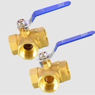 Three Way Ball Valve T-Type L-Type 1/4" 3/8" 1/2" 3/4"1"Bsp