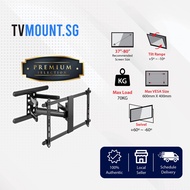 SGB699 TV BRACKET FOR 37"-80" TV double arm PREMIUM SELECTION swivel mount [local warranty]