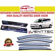 MITSUBISHI CHARIOT GRANDIS/NIMBUS/SPACE WAGON High Quality Venttec Door Visor Window Vent Air Press 