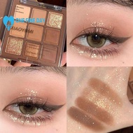 9 Color Eyeshadow Palette Sweatproof Non Smudging Makeup Palette Waterproof Eyeshadow Chocolate Y1h1
