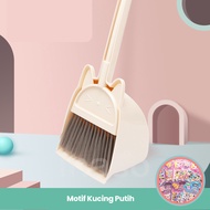 Inaso Sapu Lantai Set Pengki Sekop Sampah Dustpan With Broom Sapu Ijuk Alat Pembersih HSB646