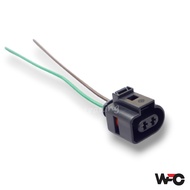 VOLKSWAGEN 1.4TSI TURBO SOLENOID VALVE AUDI WINDOW WASHER PUMP JETTA 2PIN SOCKET 1J0973722