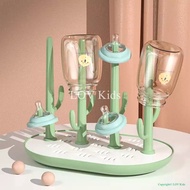 Baby Bottle Drying Rack with Base, Creative Tree Branch Baby Bottle Dryer Holder for Bottles, Teats, Cups, Pump Parts an