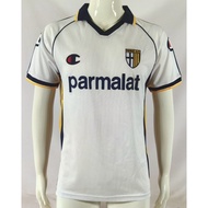 03-04 Parma Away Vintage Soccer Jersey S-XXL Outdoor Short Sleeve Soccer Top AAA