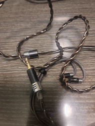 2pin 3.5m 銅鍍銀耳機升級線