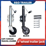 ล้อ 6 นิ้ว 1200 LBS CAP Trailer jack jockey wheel trailer parts ล้อหน้าเทรลเลอร์ ขนาด 1200 ปอนด์ แบบ