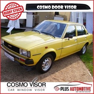 Cosmo Door Visor (2.6'-3' Small Flat) Compatible With Toyota Corolla Ke70 Dx 79Y-80Y (Small Flat 2.6