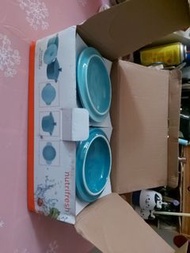 一套情侶碗蓋Nutrifresh適合用於微波爐 烤箱 洗碗碟機