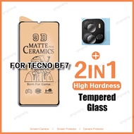 2in1 Tecno BF7 Fall proof ceramic tempered glass For TecnoBF7 BF 7 B F7 Full Cover Protective Film w