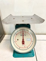 白鐵秤面 21公斤 自動秤 指針型磅秤 傳統磅秤 秤子 彈簧秤 交易秤 市場秤 公平秤 磅秤 二手狀況良好