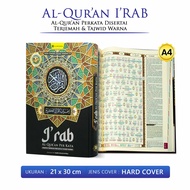 Al Quran Besar A4 Alquran IRAB Perkata Disertai Terjemah Perkata dan Tajwid Warna