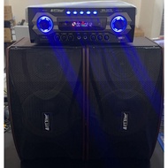 FT STAR 8 Inches Karaoke Micro Component System (Amplifier + Speakers) set -400Watts BN-307S