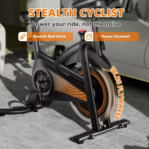Exercise Bike Indoor Stationary Bike Cycling Bicycle for Home Gym 300 lbs Weight Capacity Adjustable