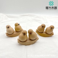 Friends Accessories Ornaments Ducklings Friends Desktop Exquisite Wooden Gifts for Friends Office Co