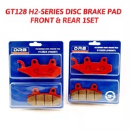 GT128 MODENAS DISC BRAKE PAD DRB H2-SERIES FRONT &amp; REAR 1SET 1 SET "GHOSTRIDER" GT 128