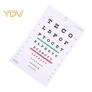[YDV] Premium Snellen Eye Chart Wall Chart Plastic Waterproof Snellen Charts For Eye Test Exams [New